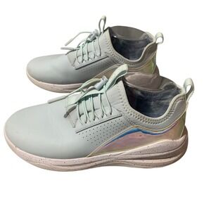 Clove Nurse Shoes Sneakers Light Blue Holographic Accents Women's 8.5 M 7